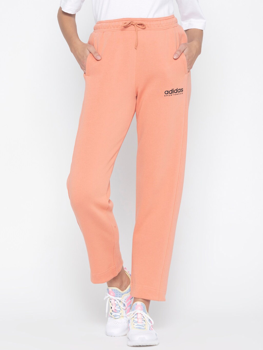 

ADIDAS Women W ALL SZN G PT Mid Rise Joggers, Orange