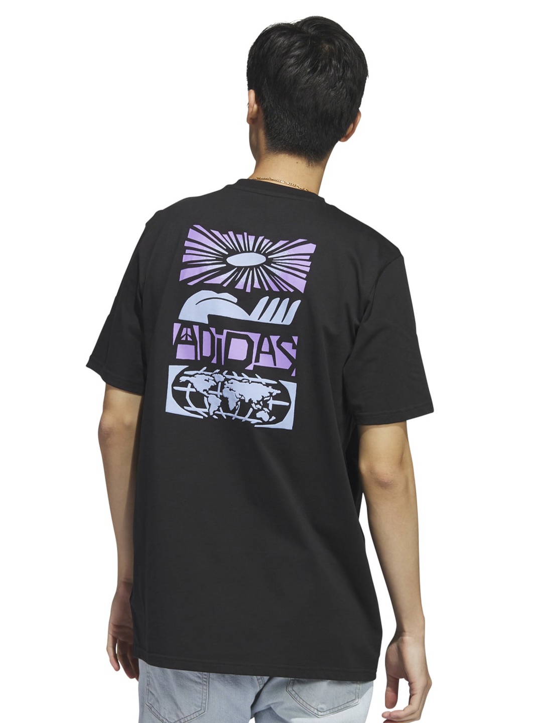 

ADIDAS SPORT OPTIMIST ICONS SPORTSWEAR GRAPHIC Cotton Tshirts, Black