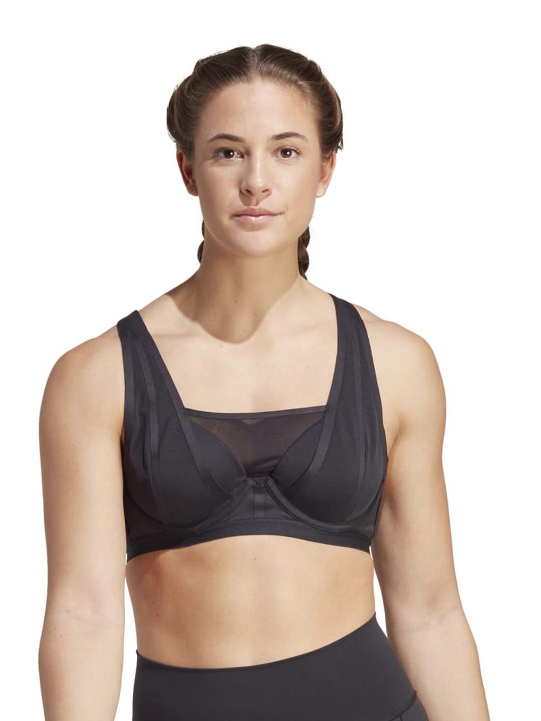 

ADIDAS PWI MS IWD Lightly Padded Sports Bra, Black