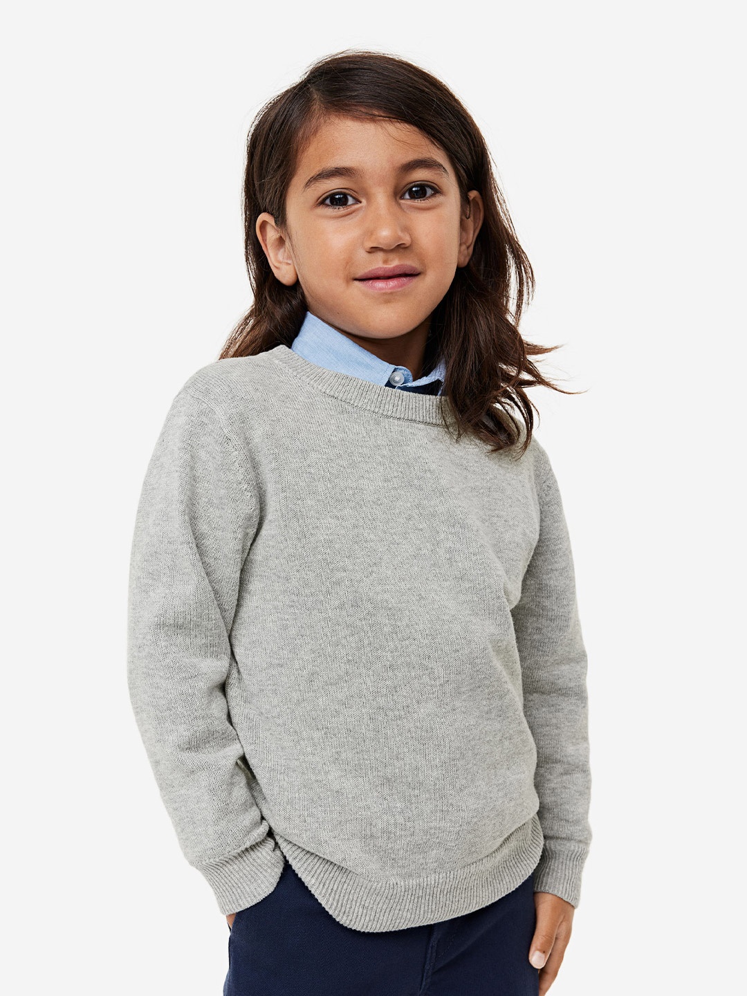 

H&M Boys Cotton Jumper, Grey