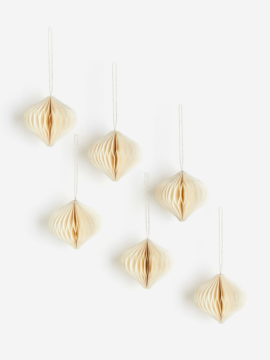 

H&M White 6-Pack Christmas Decorations
