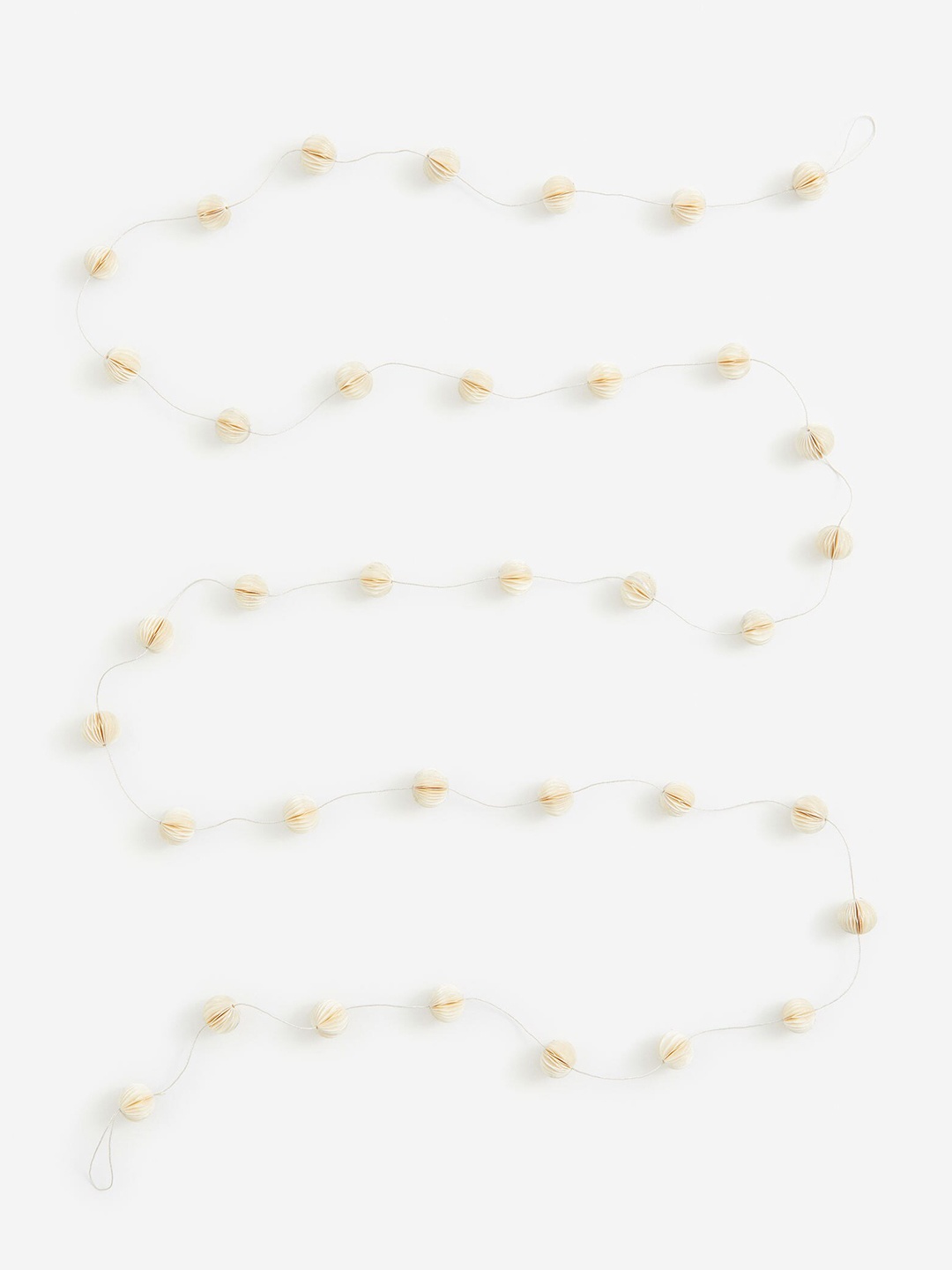 

H&M White Glittery Honeycomb Garland