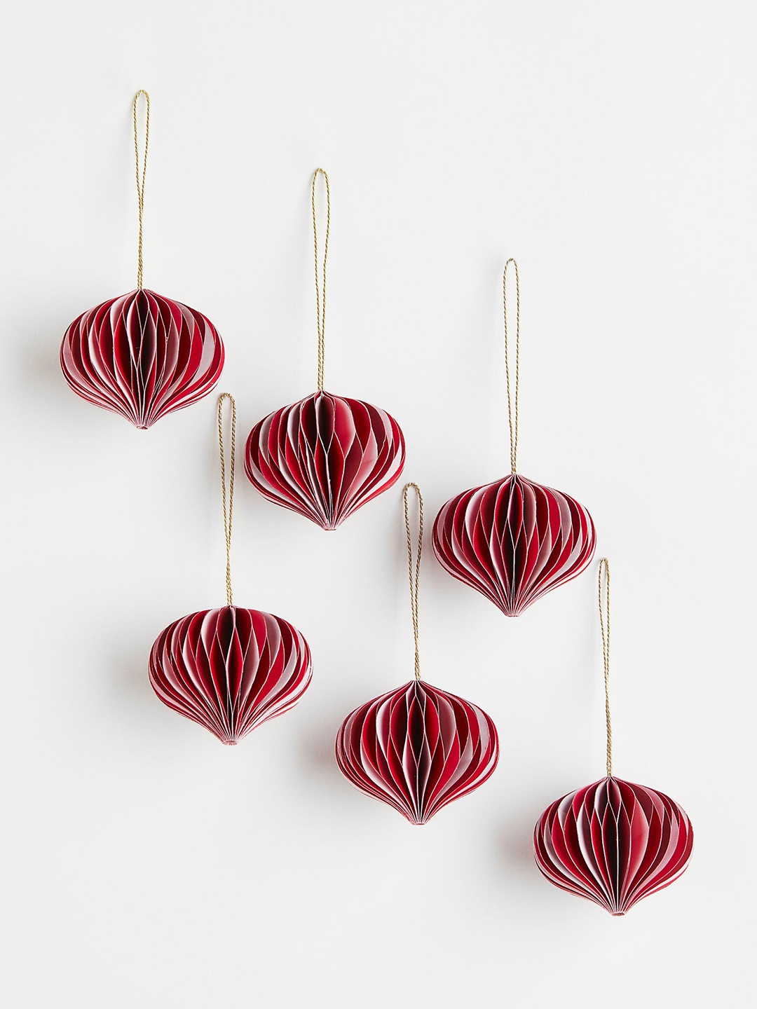 

H&M Red 6-Pack Christmas Decorations