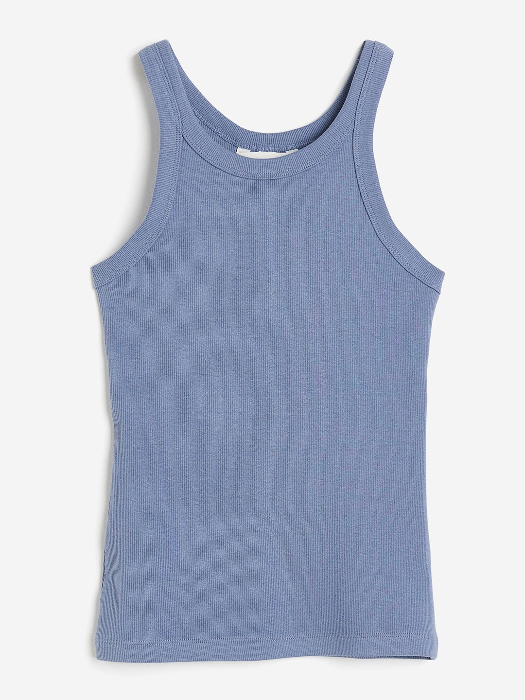 

H&M Ribbed Vest Top, Blue