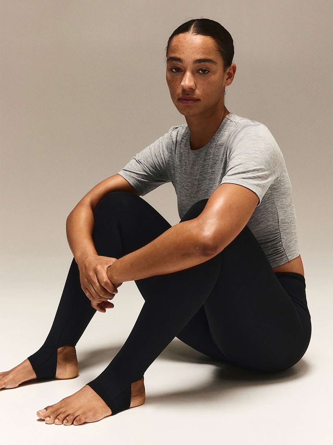 

H&M Drymove Supersoft Sports T-Shirt, Grey