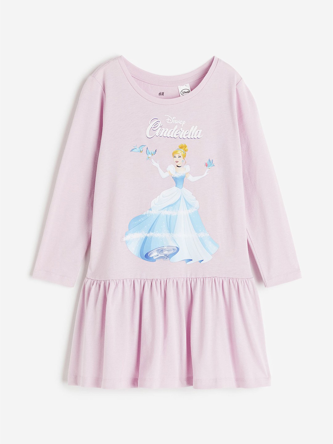 

H&M Girls Patterned Cotton Dress, Pink