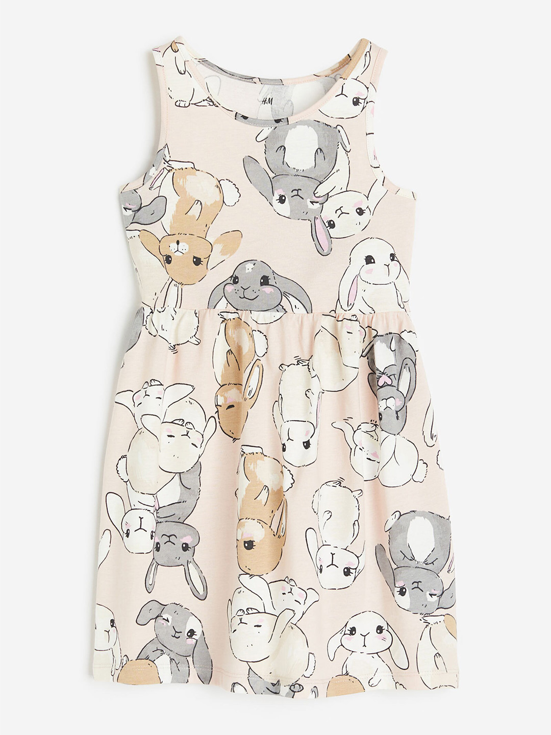 

H&M Girls Patterned Cotton Dress, Pink