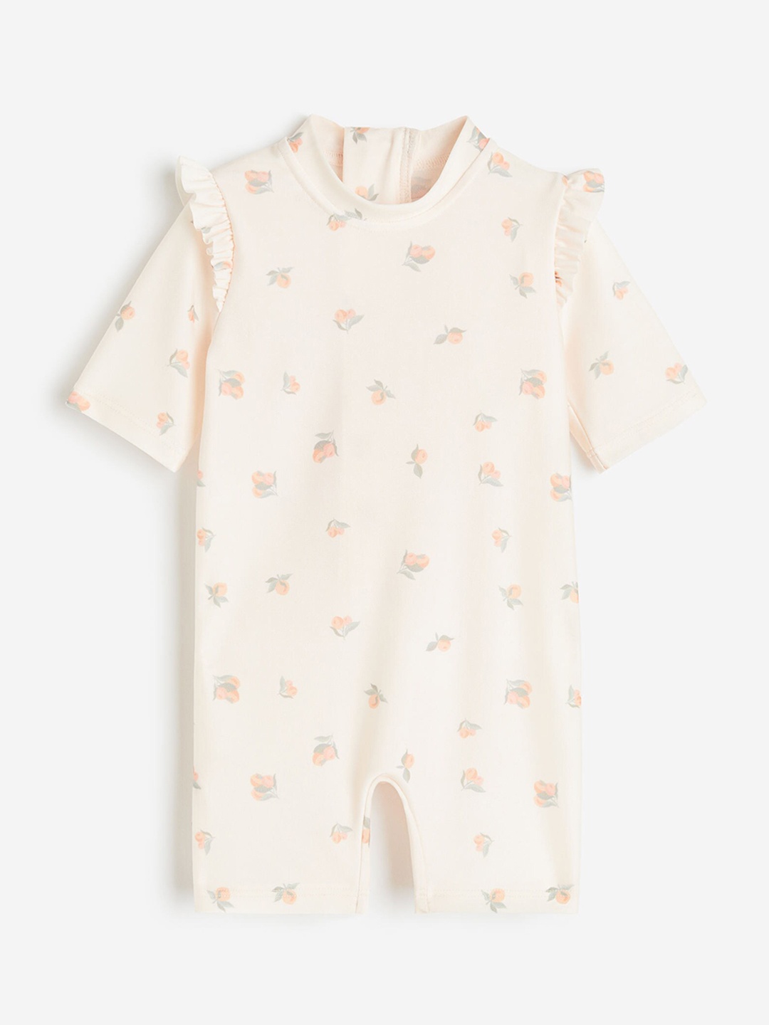 

H&M Girls Swimsuit With UPF 50, Off white