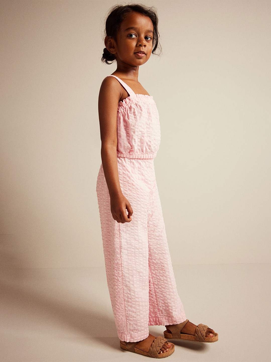 

H&M Girls 2-Piece Seersucker Set, Pink