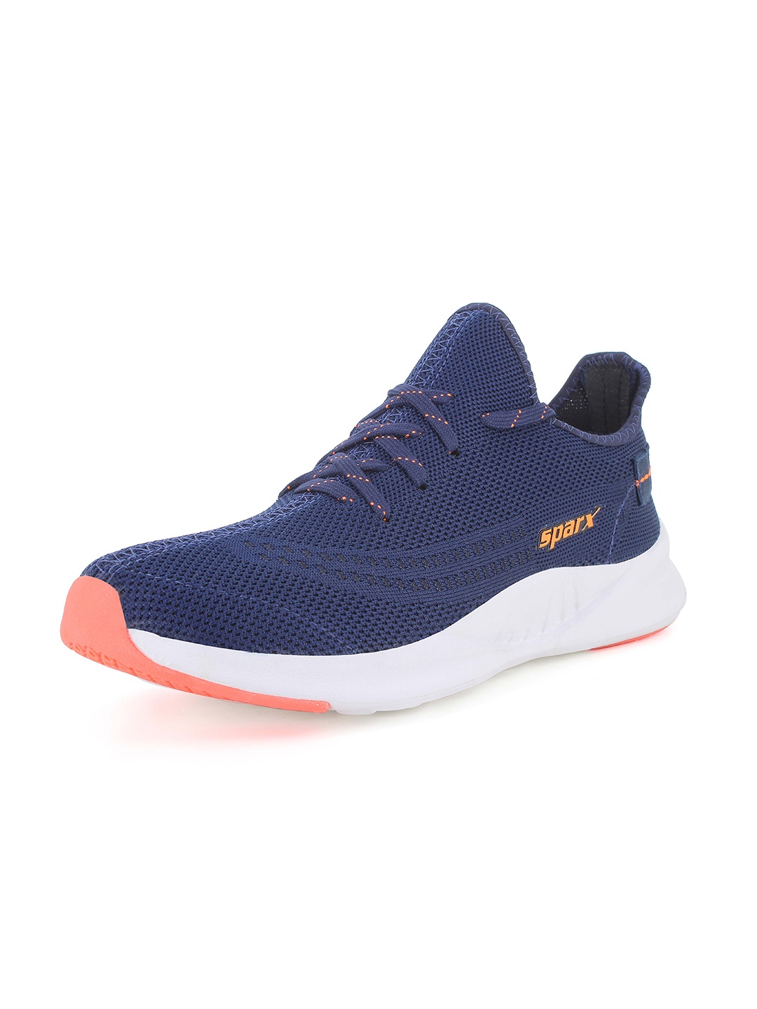 

Sparx Men Textured Comfort Insole Running Shoes, Navy blue