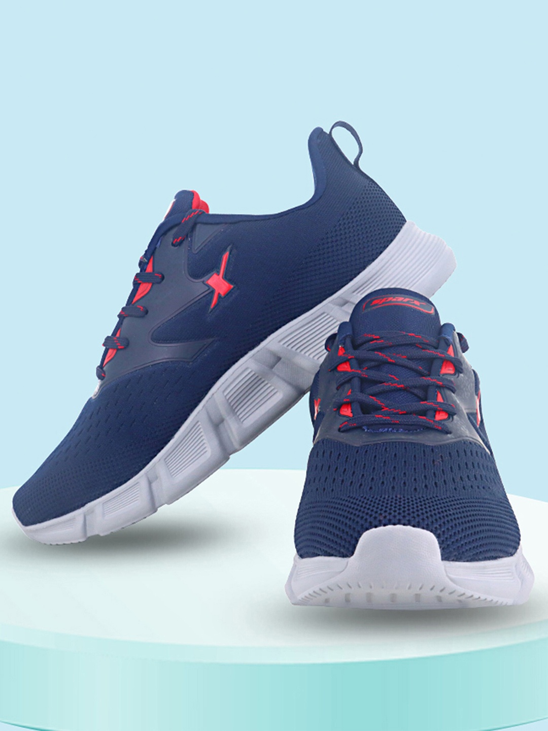 

Sparx Men Lightweight Mesh Running Shoes, Navy blue