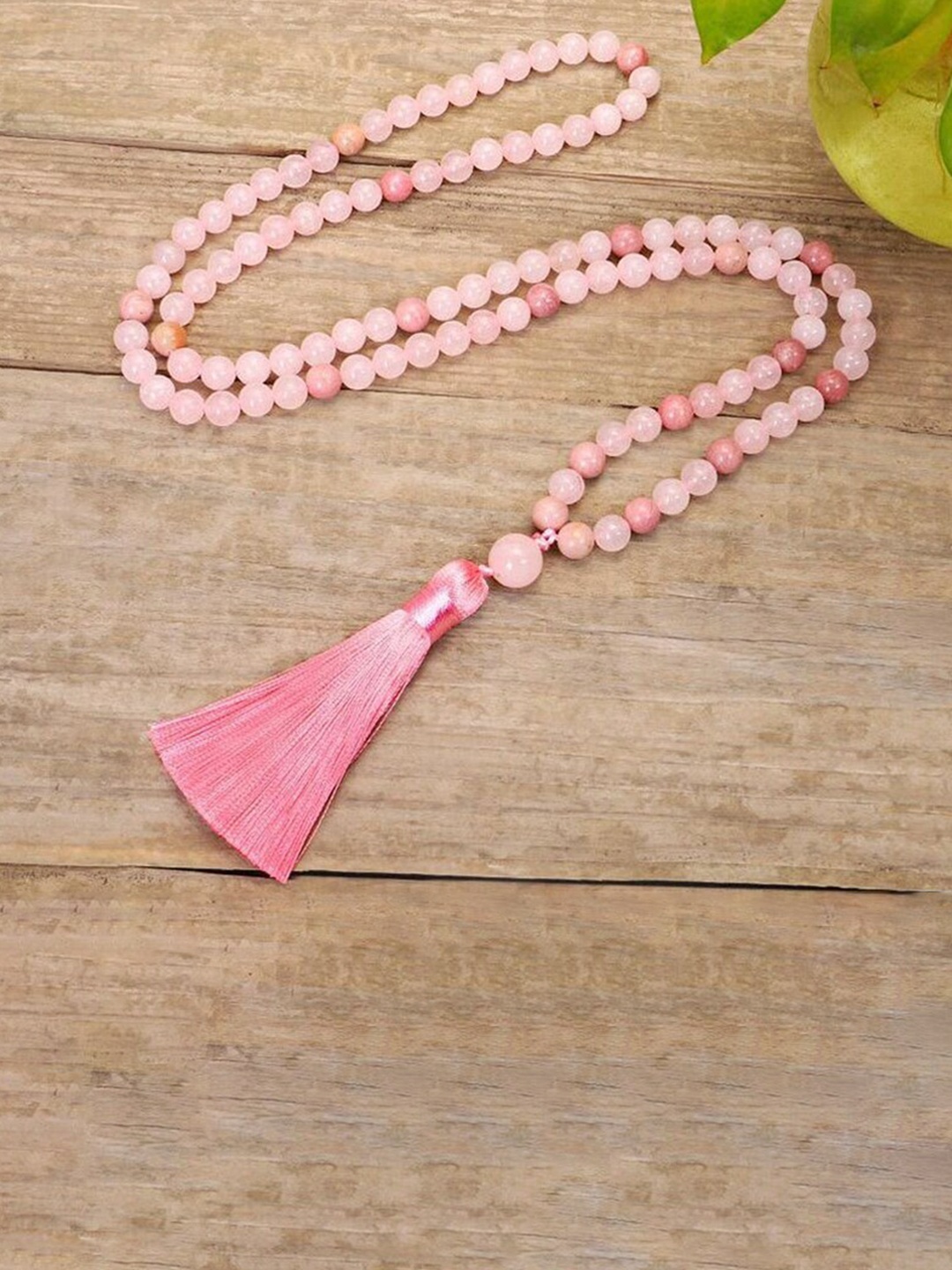 

RDK Unisex Quartz-Studded Necklace, Rose