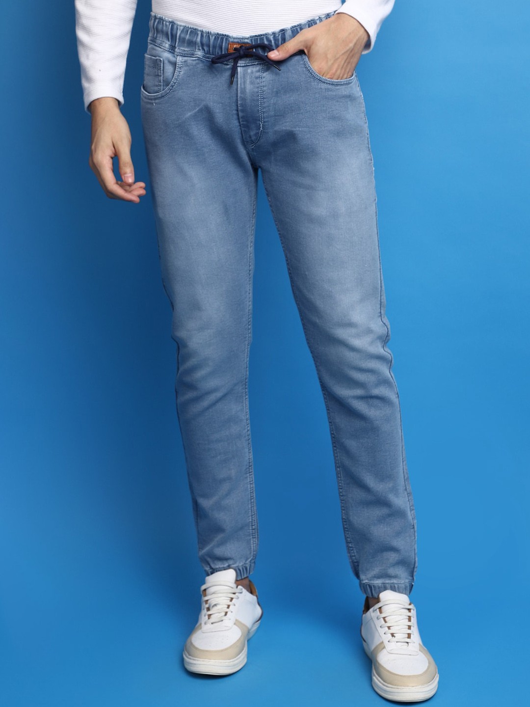 

V-Mart Men Heavy Fade Jeans, Blue
