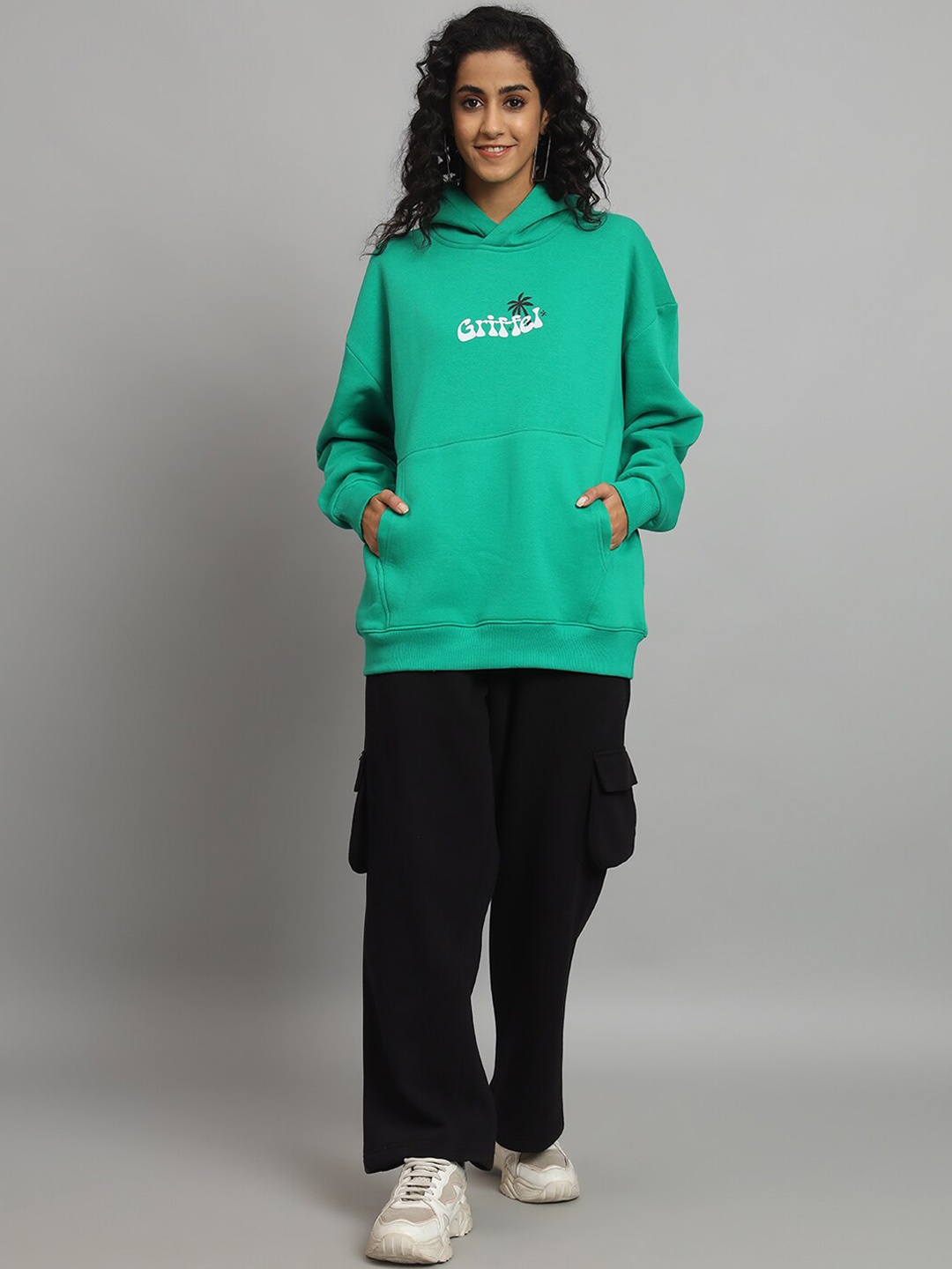 

GRIFFEL Printed Hooded Tracksuit, Green