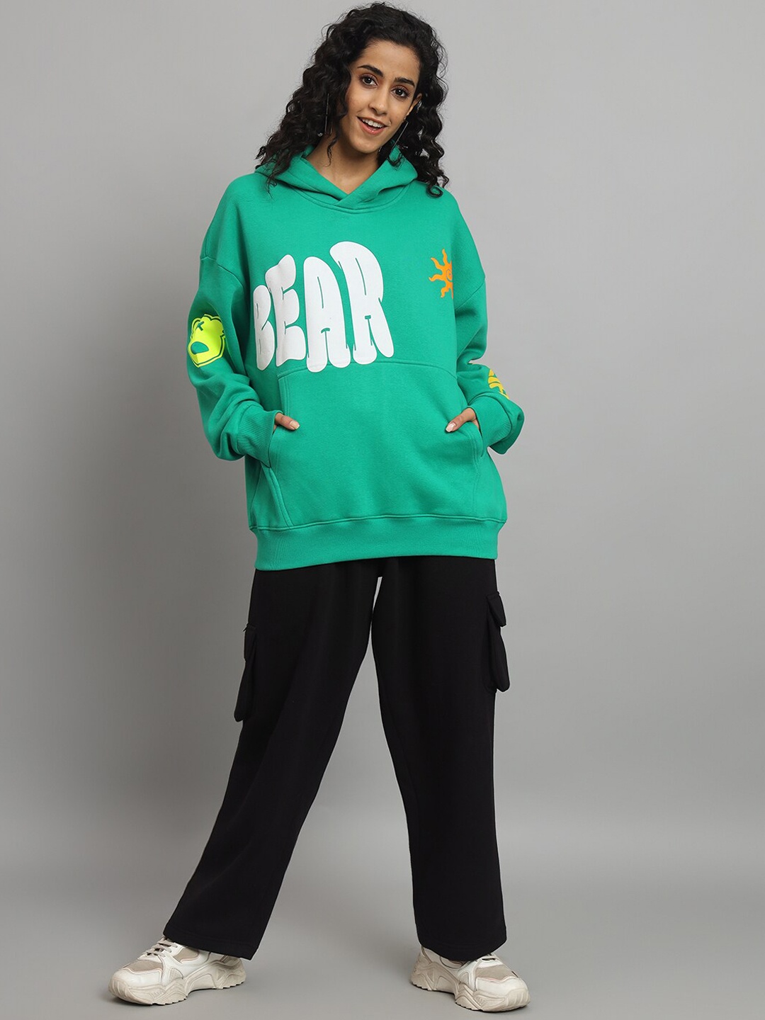 

GRIFFEL Printed Hooded Tracksuit, Green