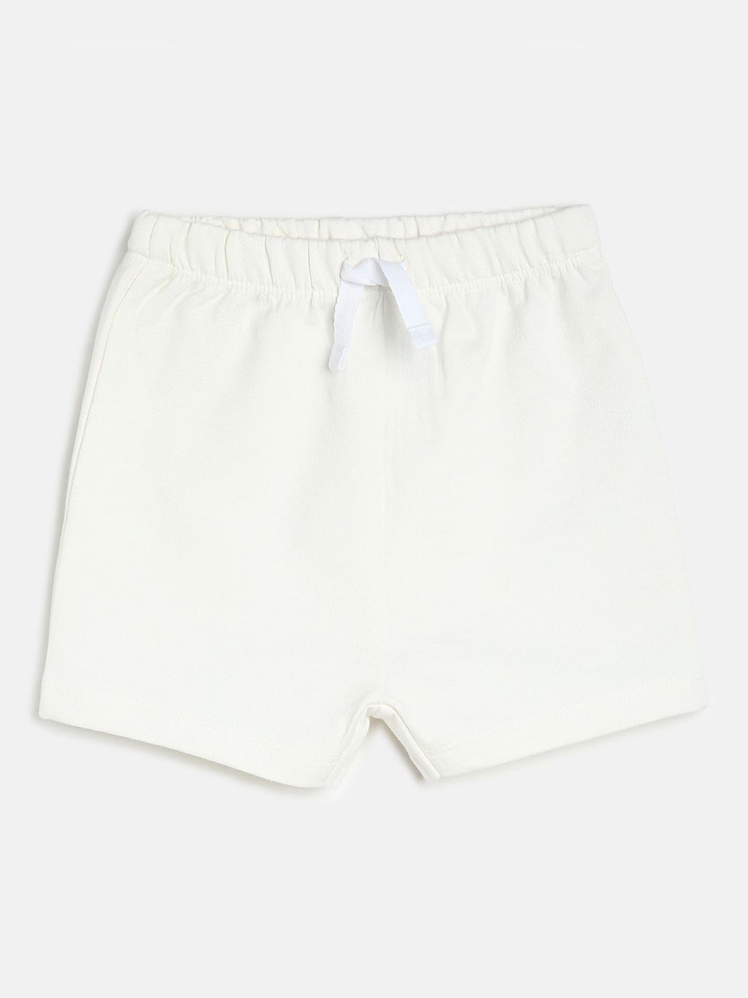

MINI KLUB Boys Mid-Rise Cotton Shorts, White