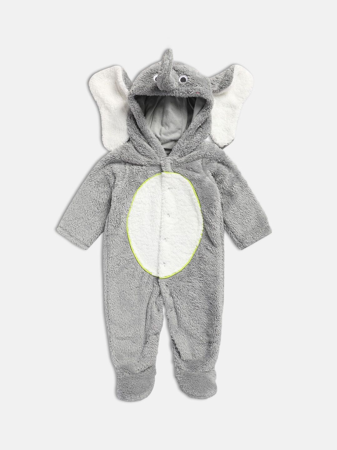 

MINI KLUB Infants Boys Pure Cotton Sleepsuits, Grey