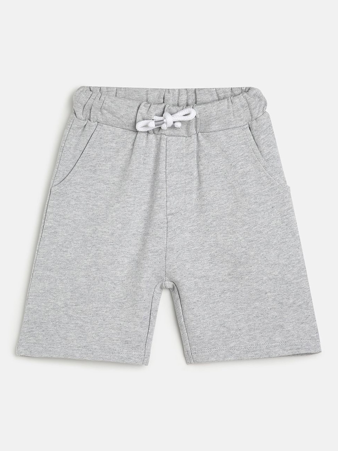 

MINI KLUB Boys Regular Fit Pure Cotton Shorts, Grey