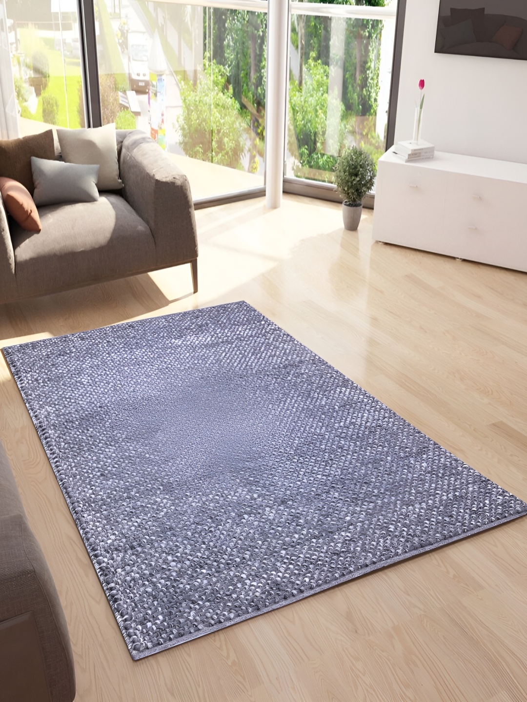 

PEQURA Grey Handmade Woollen Carpet