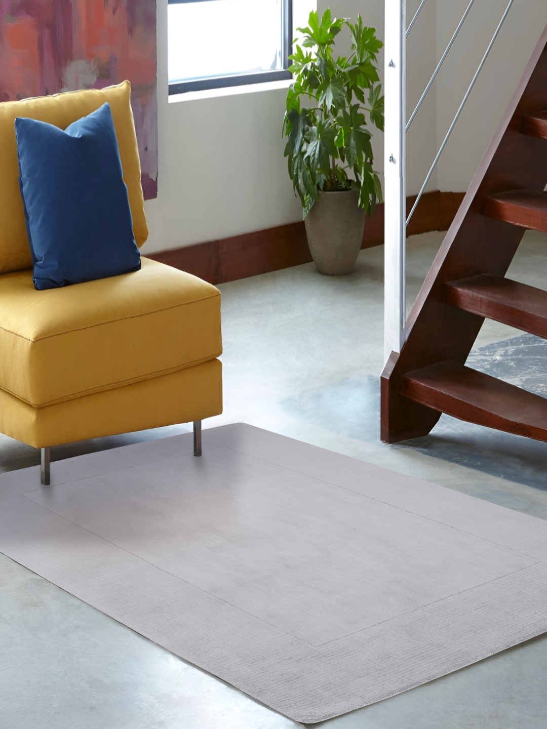 

PEQURA Grey Handmade Woollen Carpet