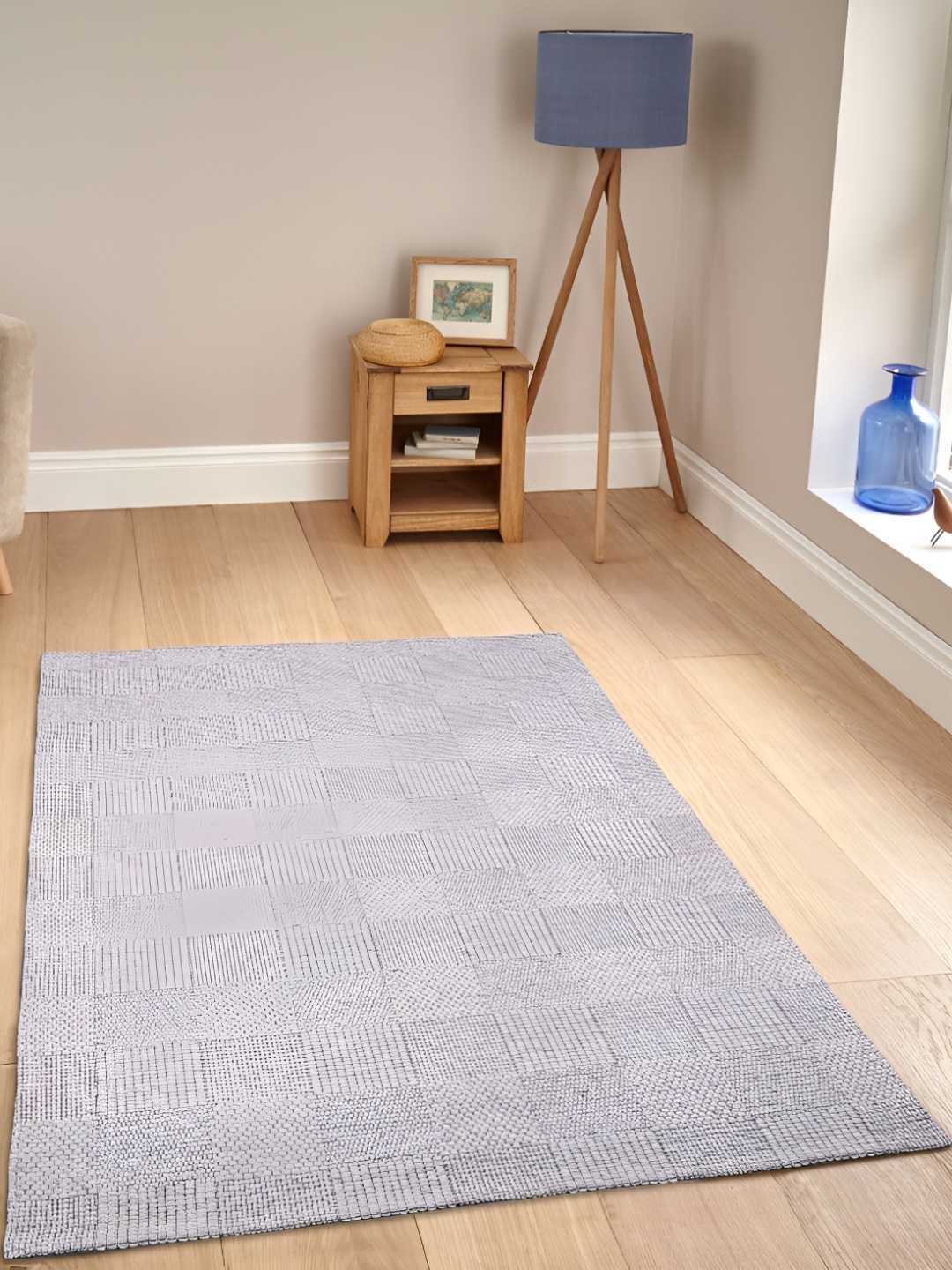 

PEQURA Grey Handmade Woollen Carpet