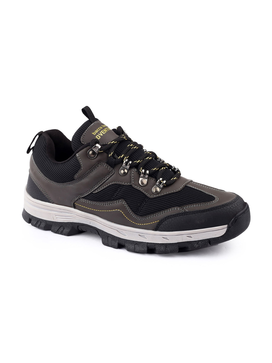 

bacca bucci Men OSPREY Waterproof Leather Hiking Shoes, Grey