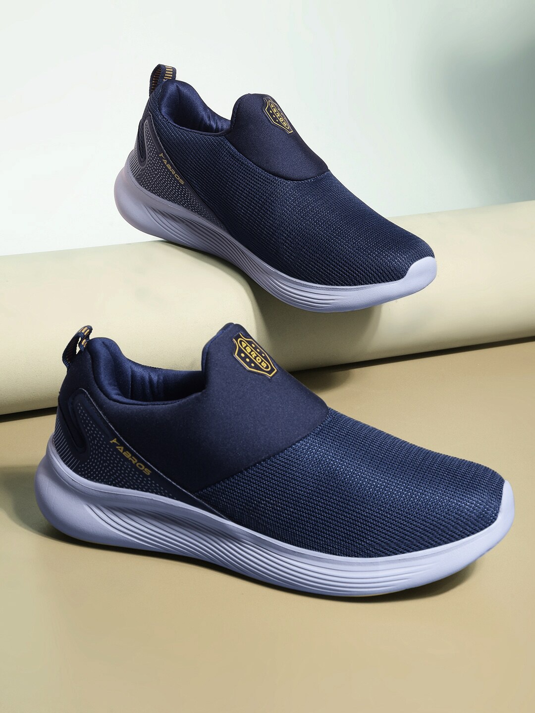 

ABROS Men HYDE Mesh Running Shoes, Navy blue