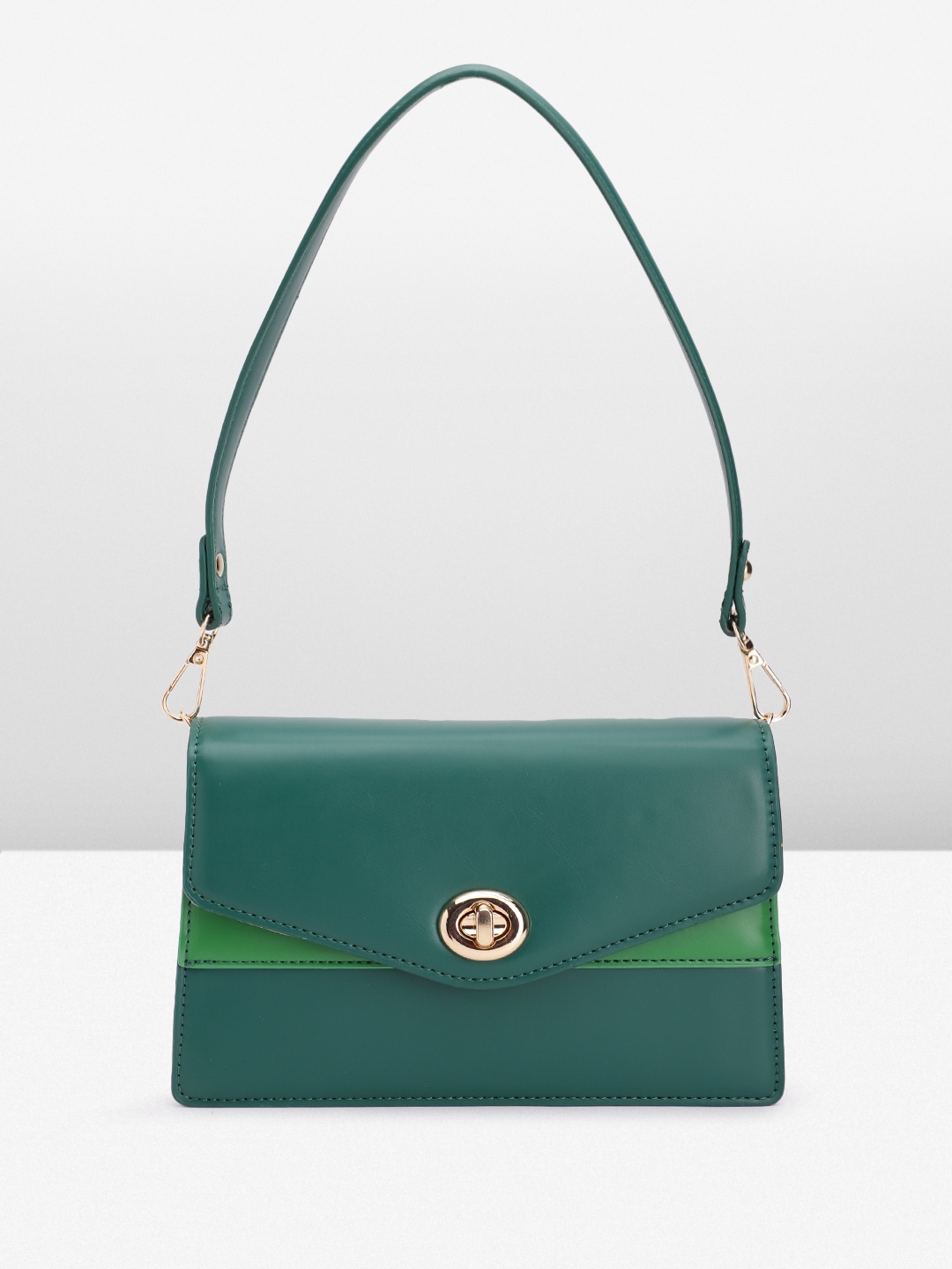 

Lino Perros Structured Shoulder Bag, Green