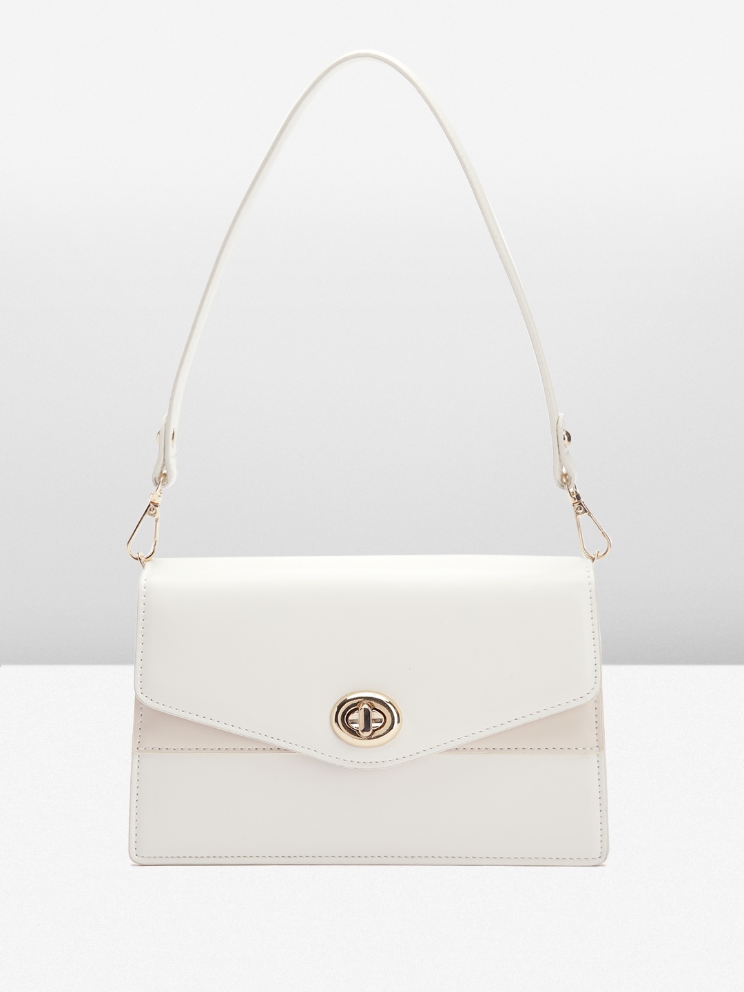 

Lino Perros Structured Shoulder Bag, Off white