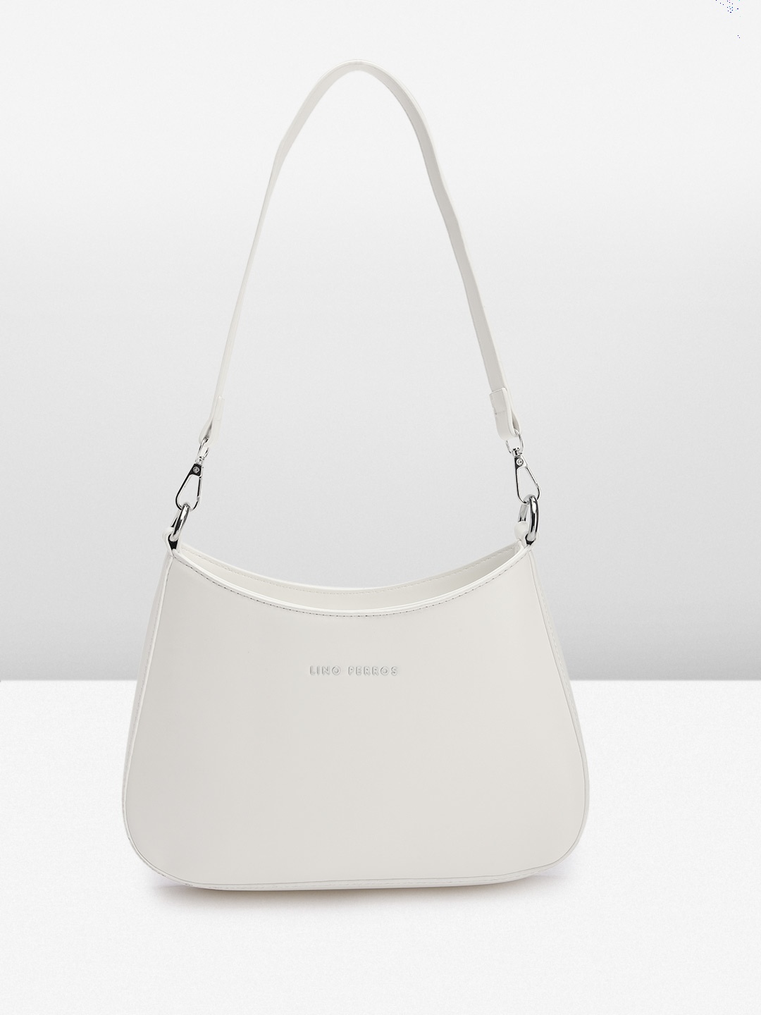 

Lino Perros Structured Shoulder Bag, White