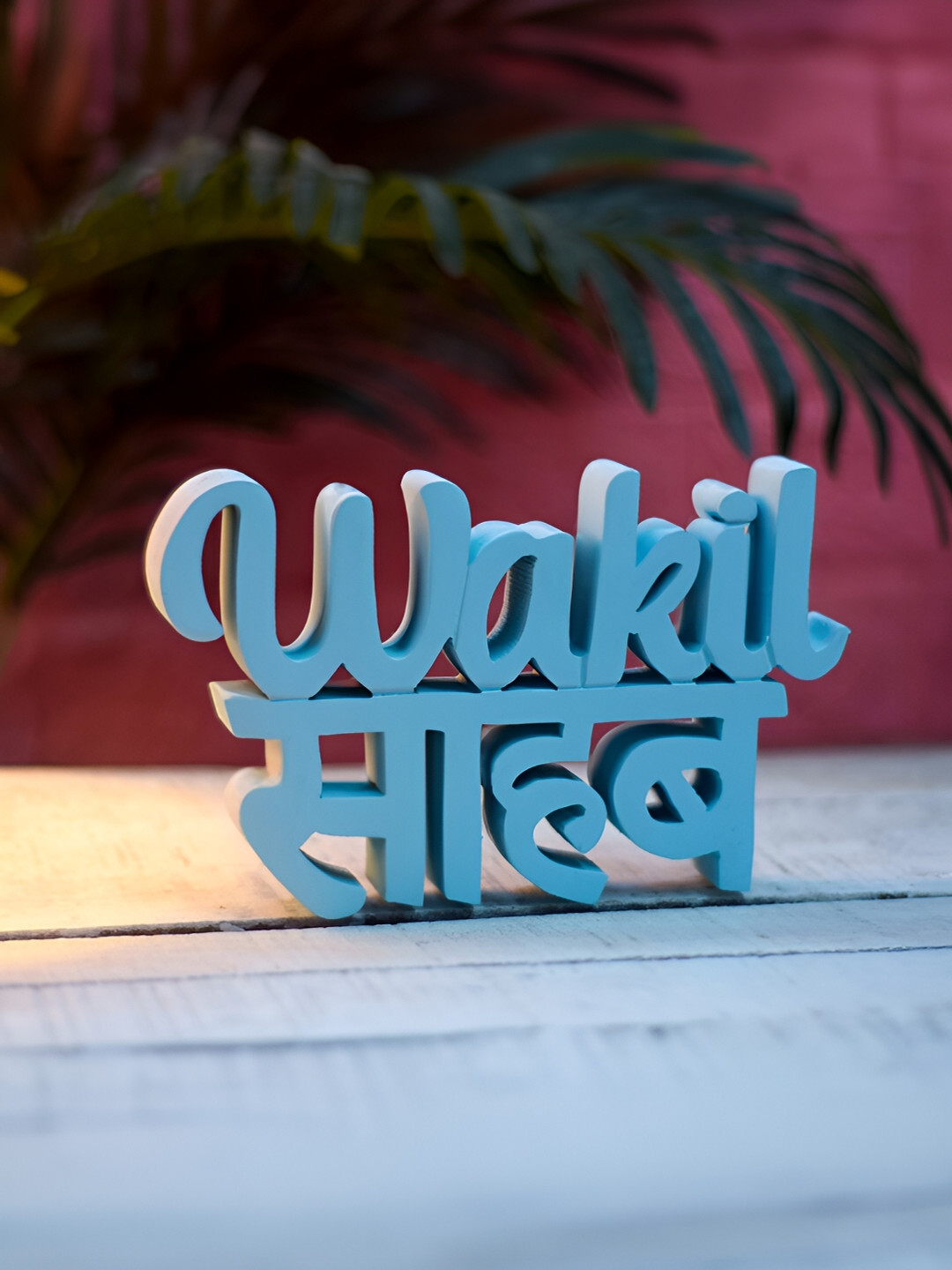 

Nukkad Tales Blue Wakil Sahab Small Curio Showpiece