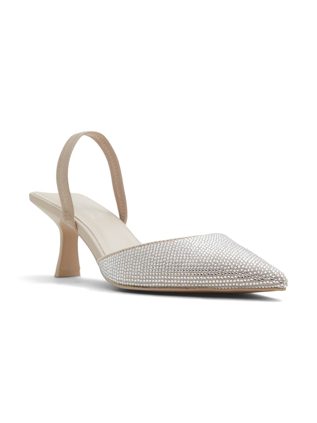 

Call It Spring Embellished Party Slim Heels, Beige