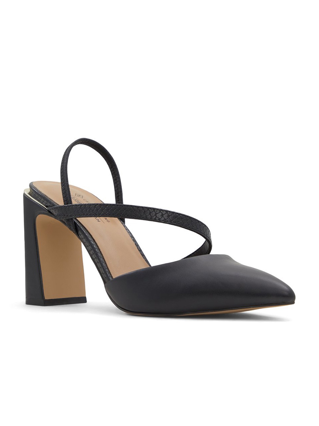 

Call It Spring Pointed Toe Block Heel Pumps, Black