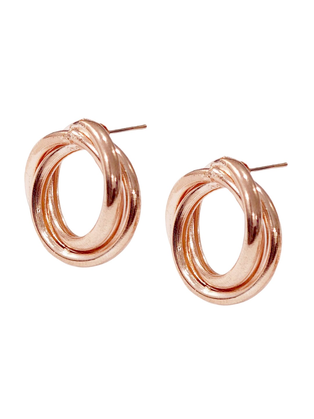 

Goldnera Rose Gold Plated Studs Earrings