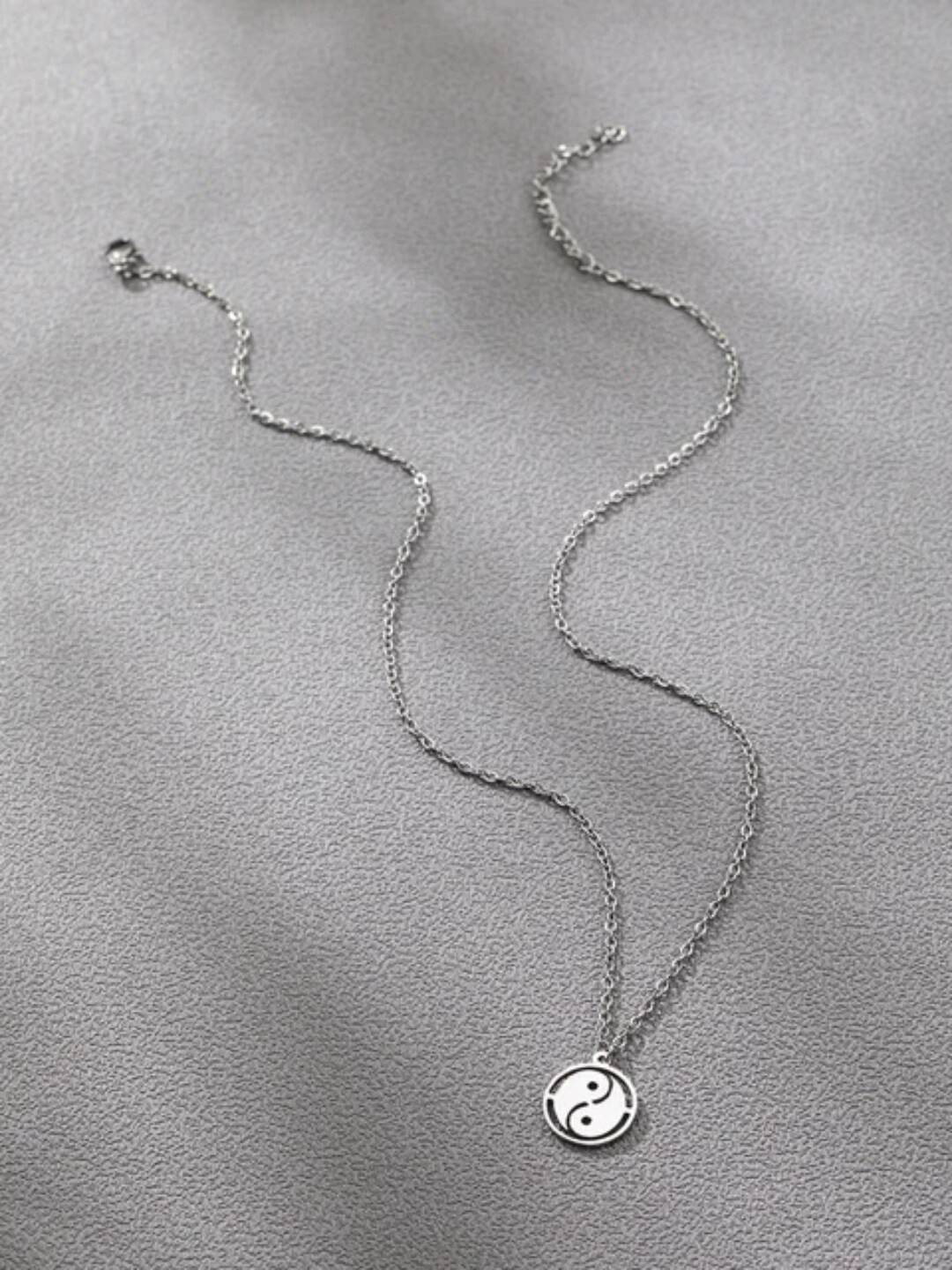 

DressBerry Silver Toned Stainless Steel Chain