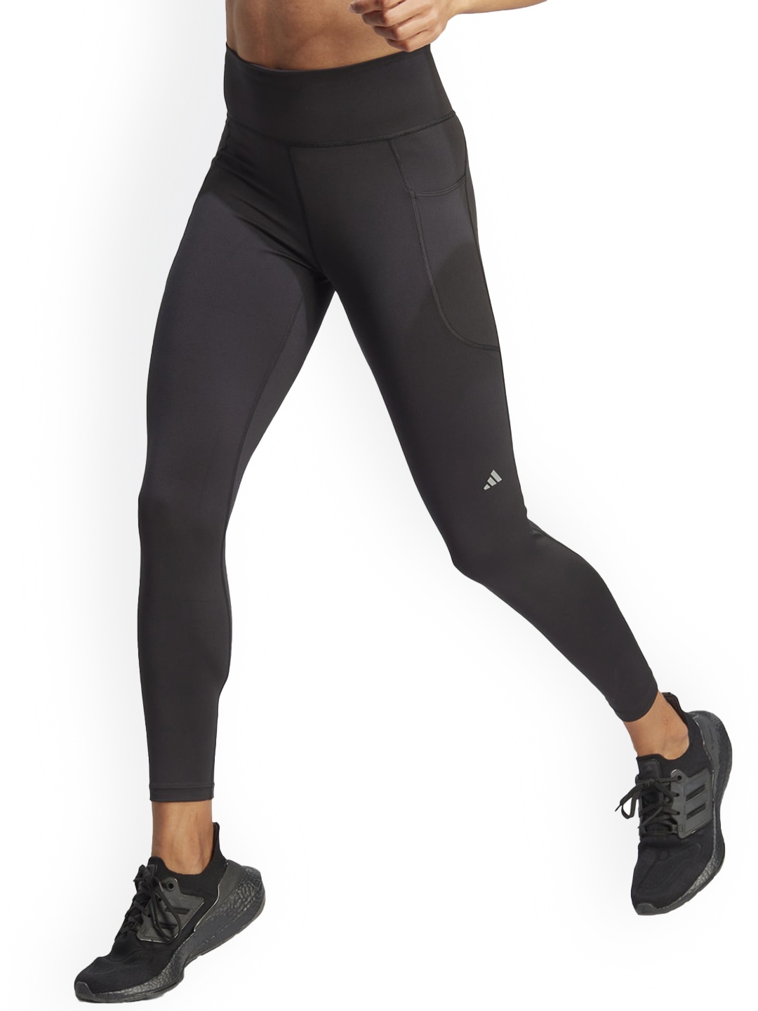 

ADIDAS DailyRun 7/8 T Women Brand Logo Printed Ankle-Length Training Tights, Black