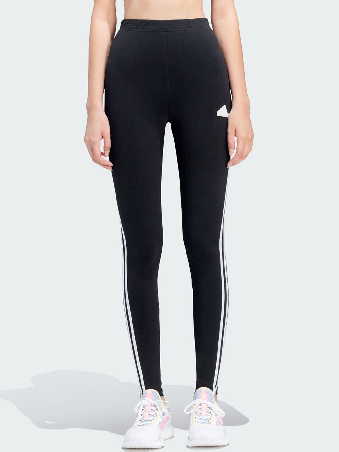 

ADIDAS W FI 3S Women Ankle-Length Gym Tights, Black