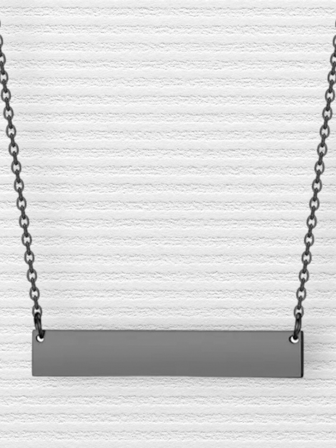 

DressBerry Black Stainless Steel Western Chain