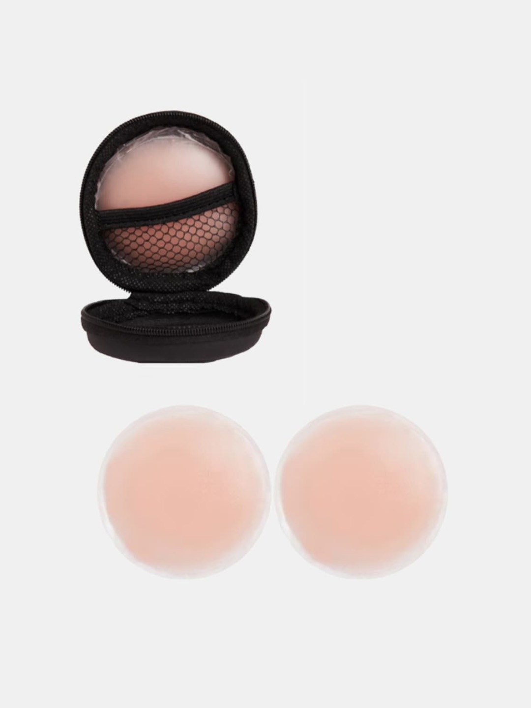 

Inner Sense Reusable Silicon Stick-On Nipple Covers, Pink
