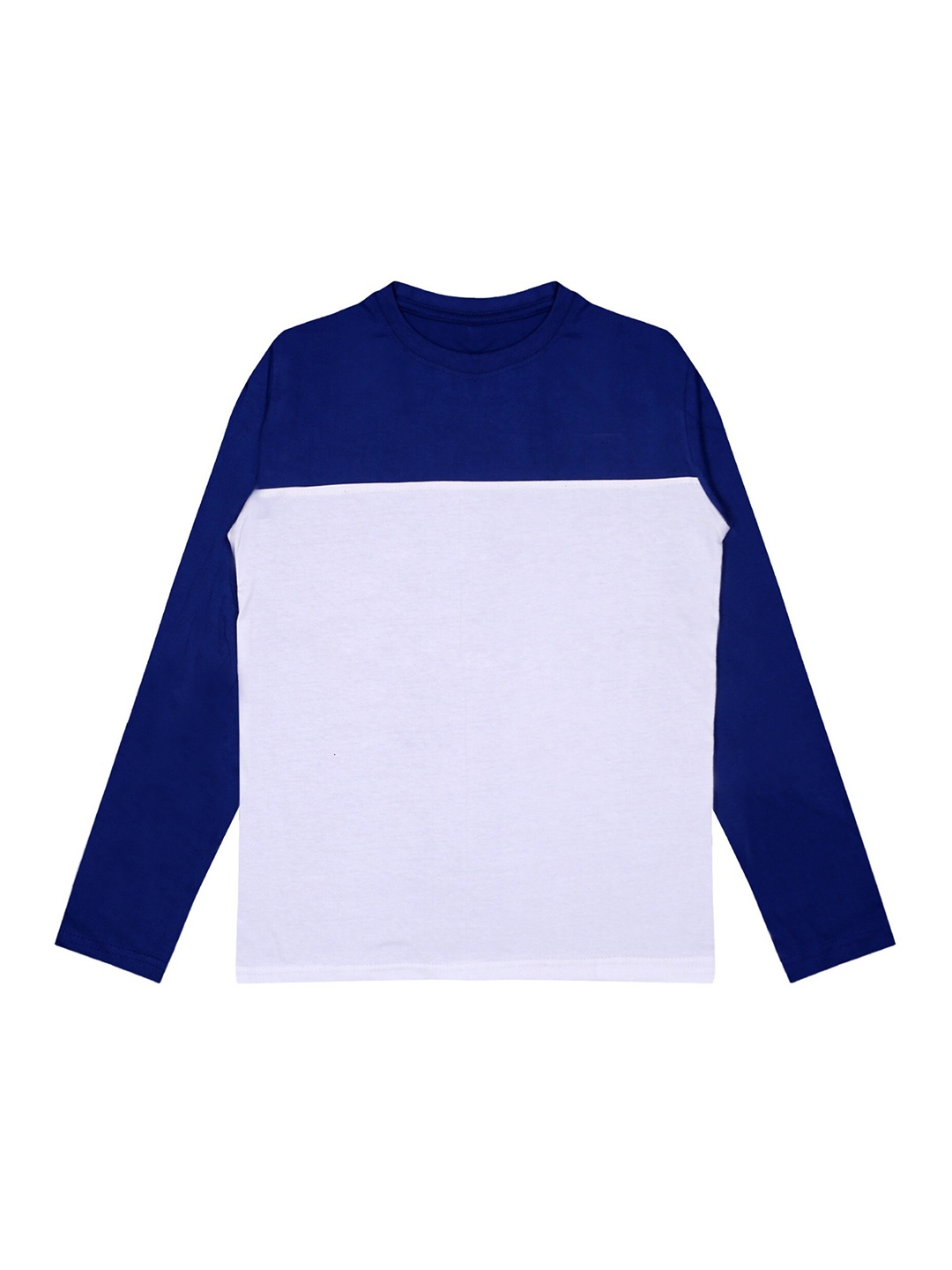 

CoolTees4U Kids Colourblocked Cotton T-shirt, Navy blue