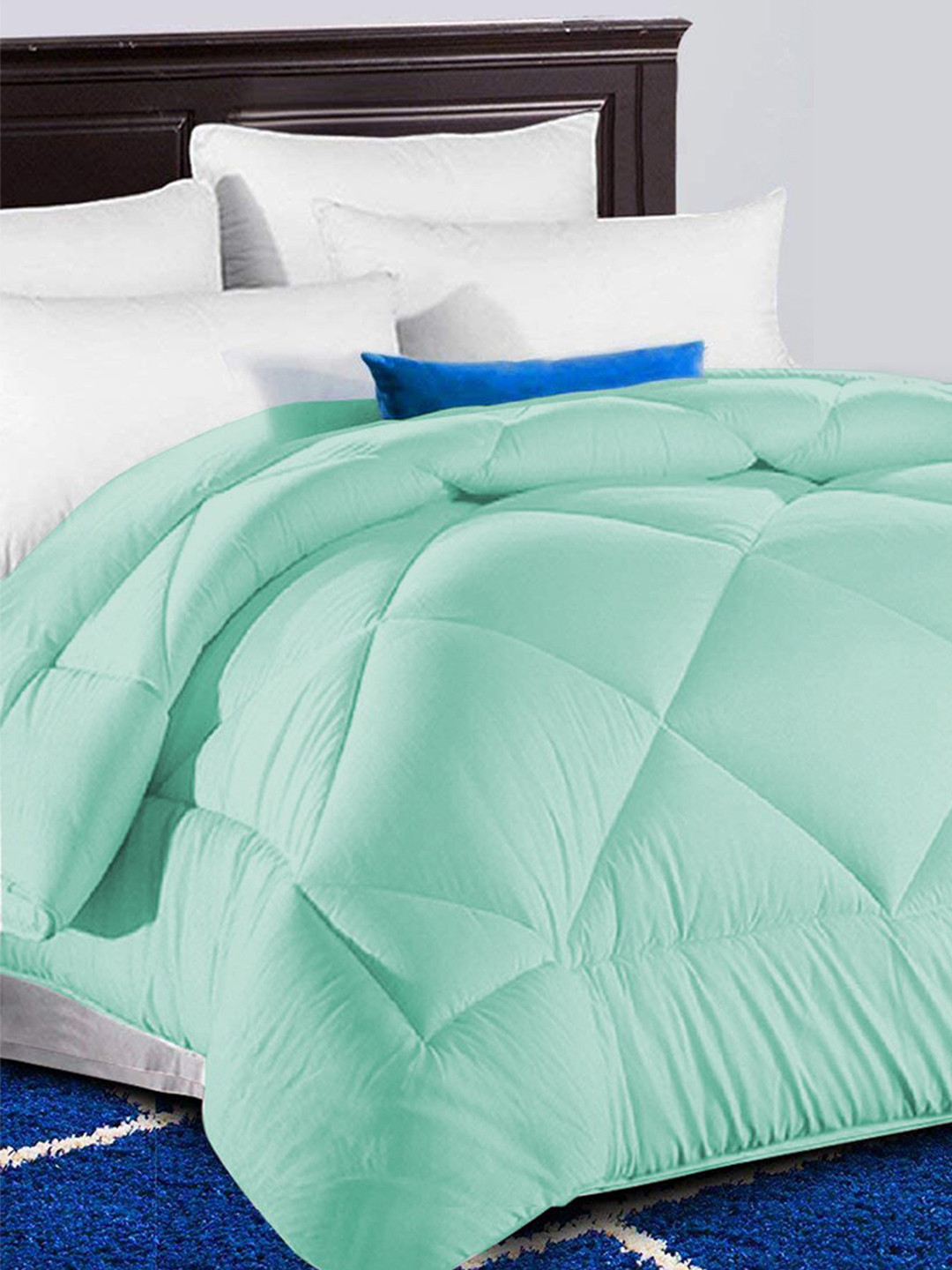 

Jaipur Linen Turquoise Blue Heavy Winter 500 GSM Double Bed Comforter
