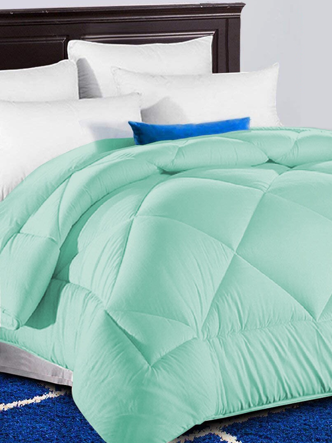

Jaipur Linen Turquoise Blue Heavy Winter 500 GSM Double Bed Comforter