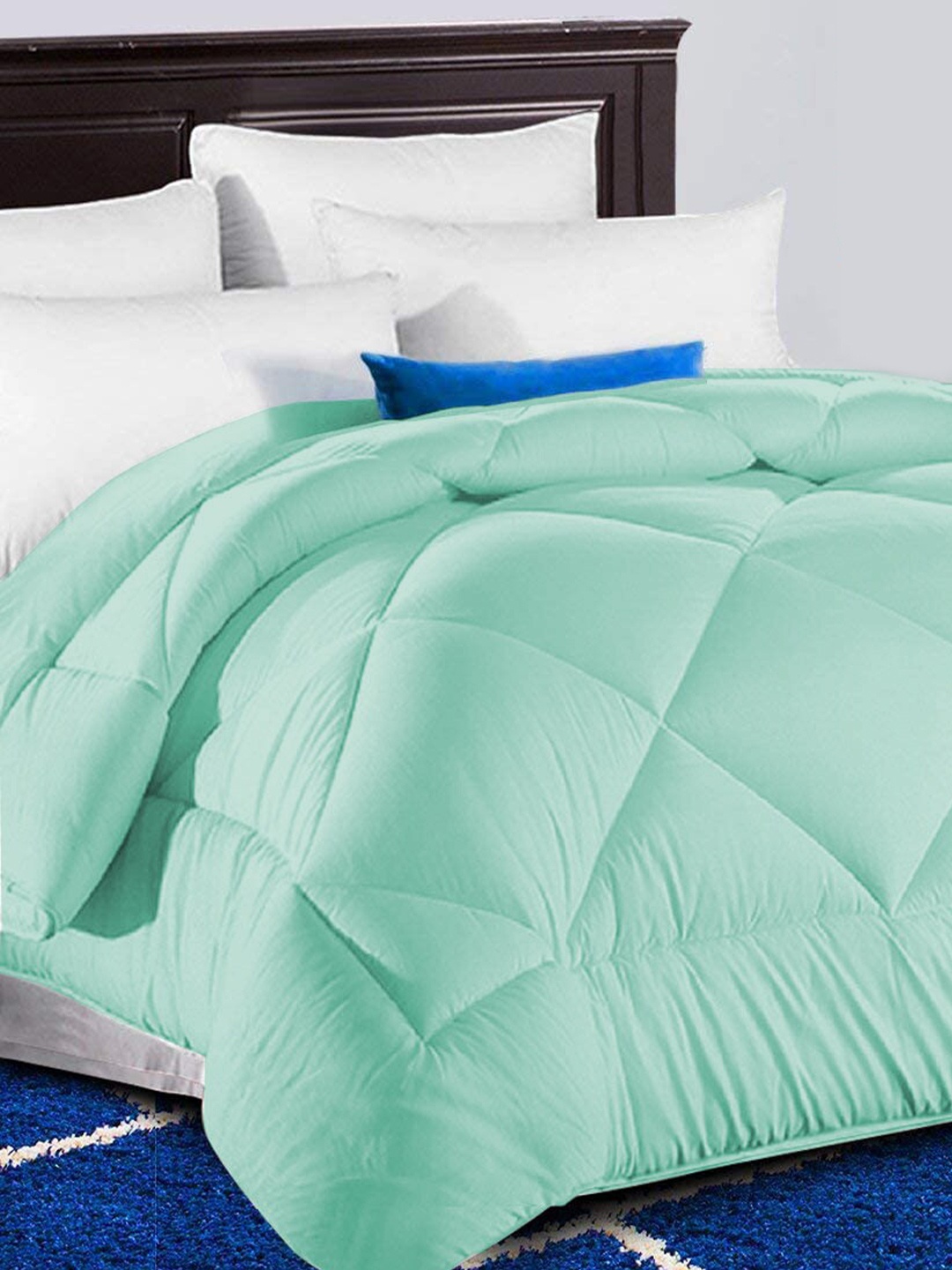 

Jaipur Linen Turquoise Blue Heavy Winter 500 GSM Single Bed Comforter