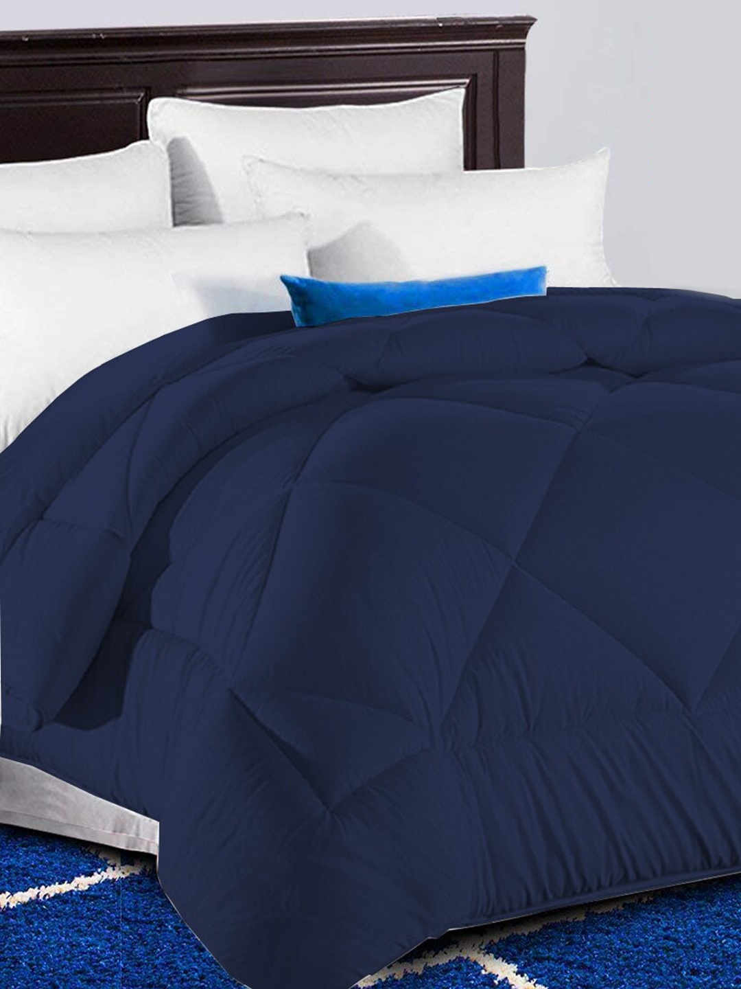 

Jaipur Linen Navy Blue Heavy Winter 500 GSM Single Bed Comforter