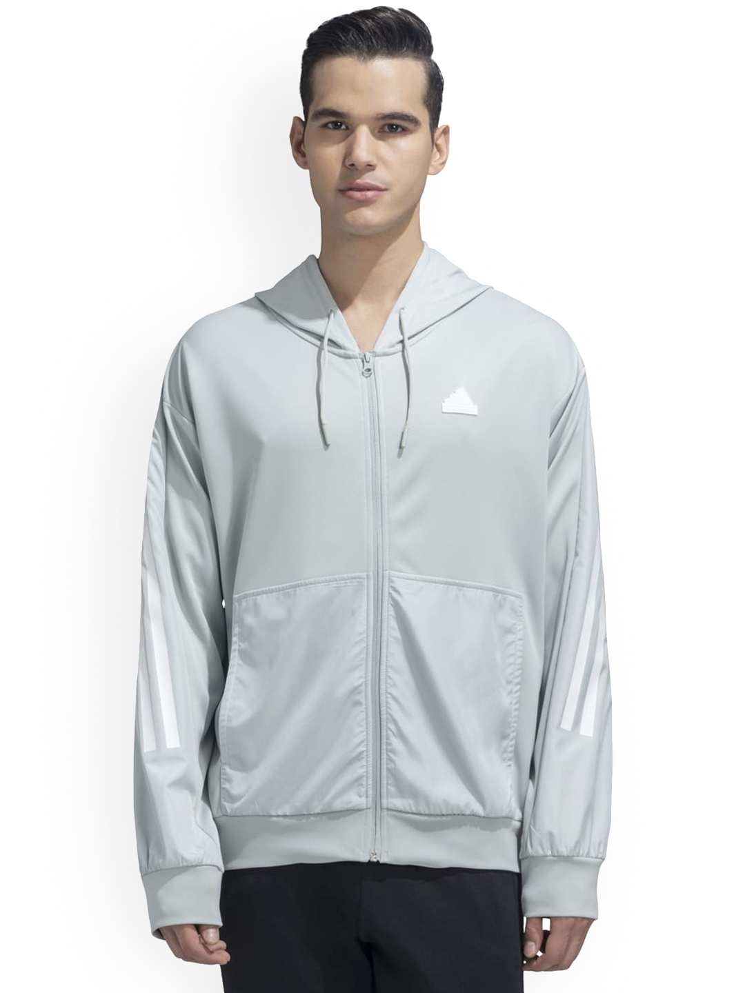 

ADIDAS M FI 3S FZ Q4 Jackets, Grey