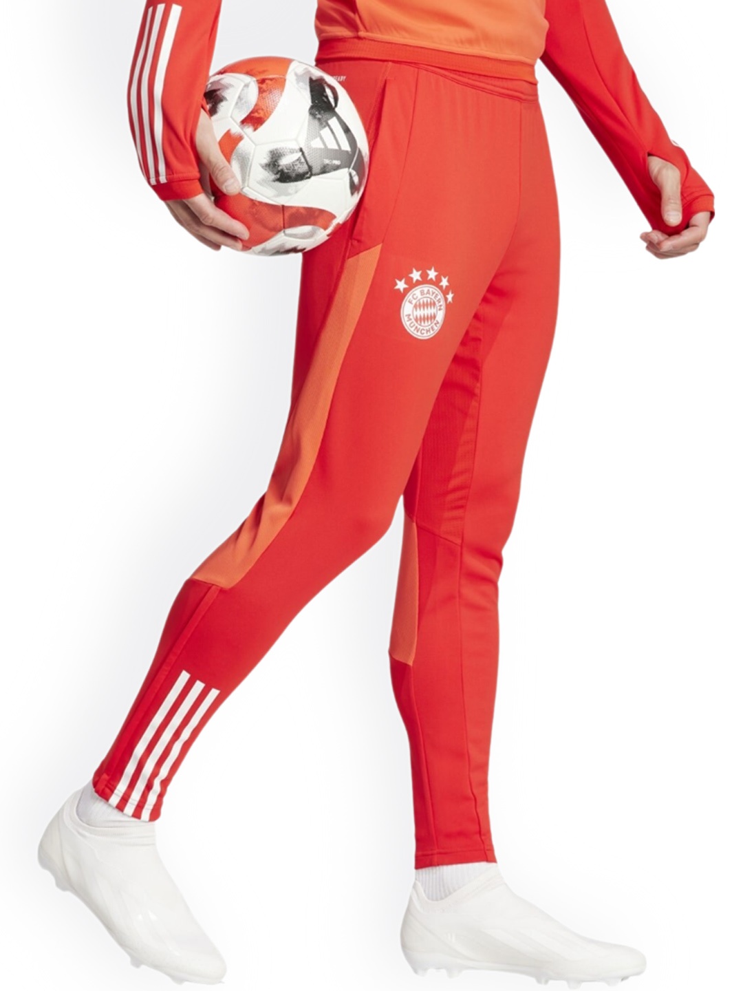 

ADIDAS Men FC Bayern Football Track Pants, Red