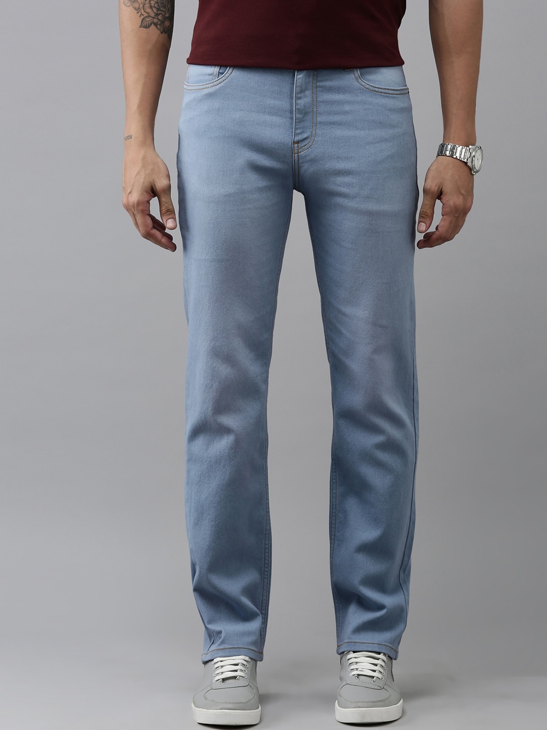 

Mast & Harbour Men Blue Mid-Rise Stretchable Jeans