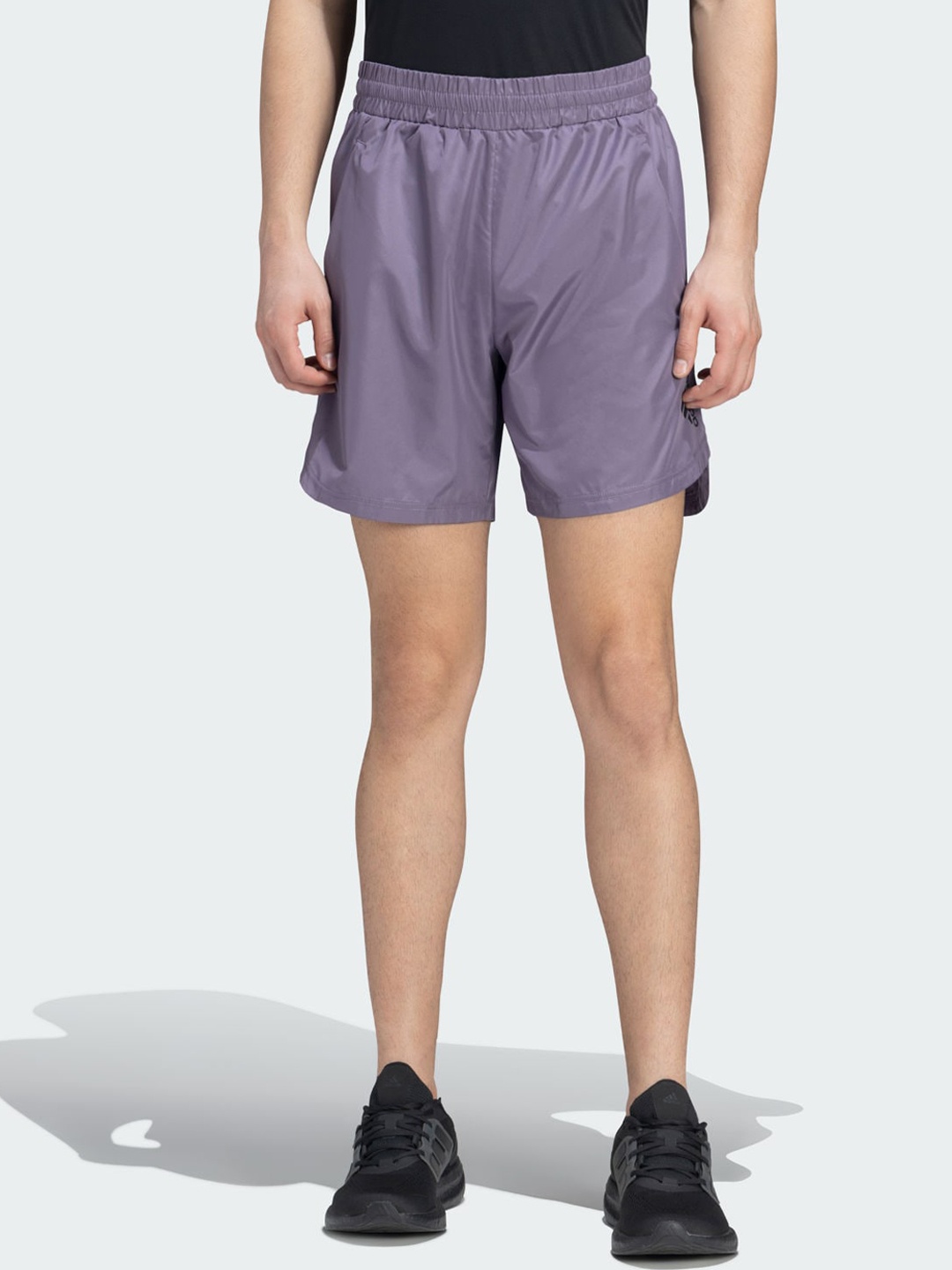 

ADIDAS D2M SHO Men Mid-Rise Sports Shorts, Purple