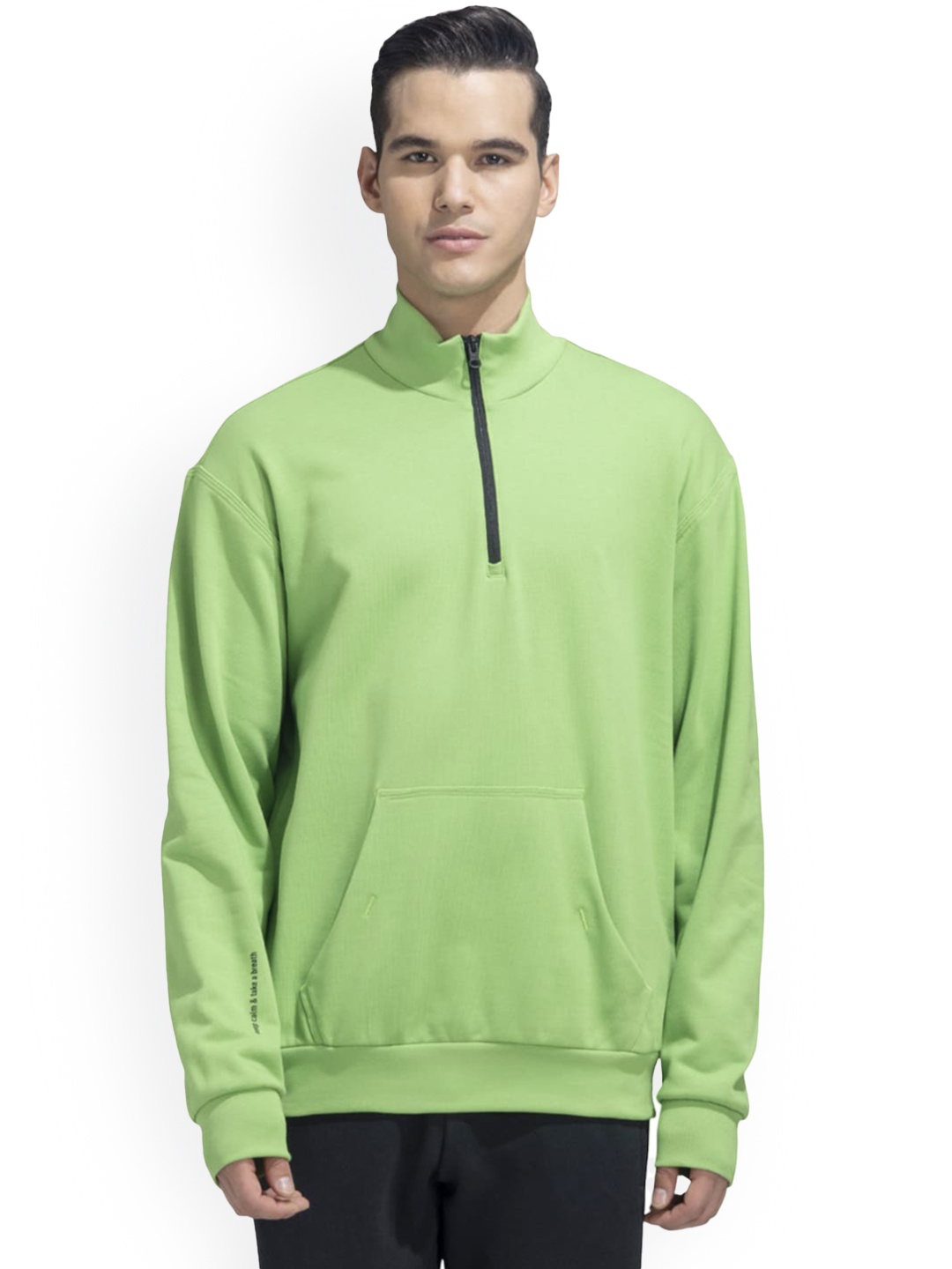 

ADIDAS Men Green Sweatshirt