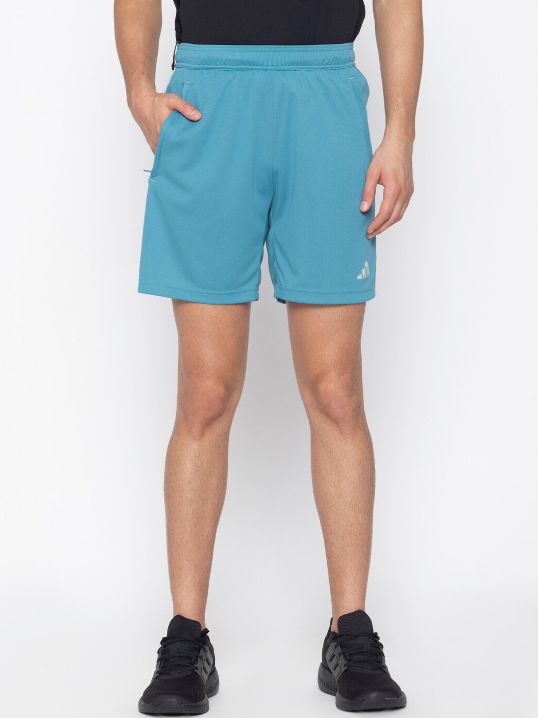 

ADIDAS Men TRAIN ESSENTIALS SEASONAL CAMO Training Shorts, Turquoise blue